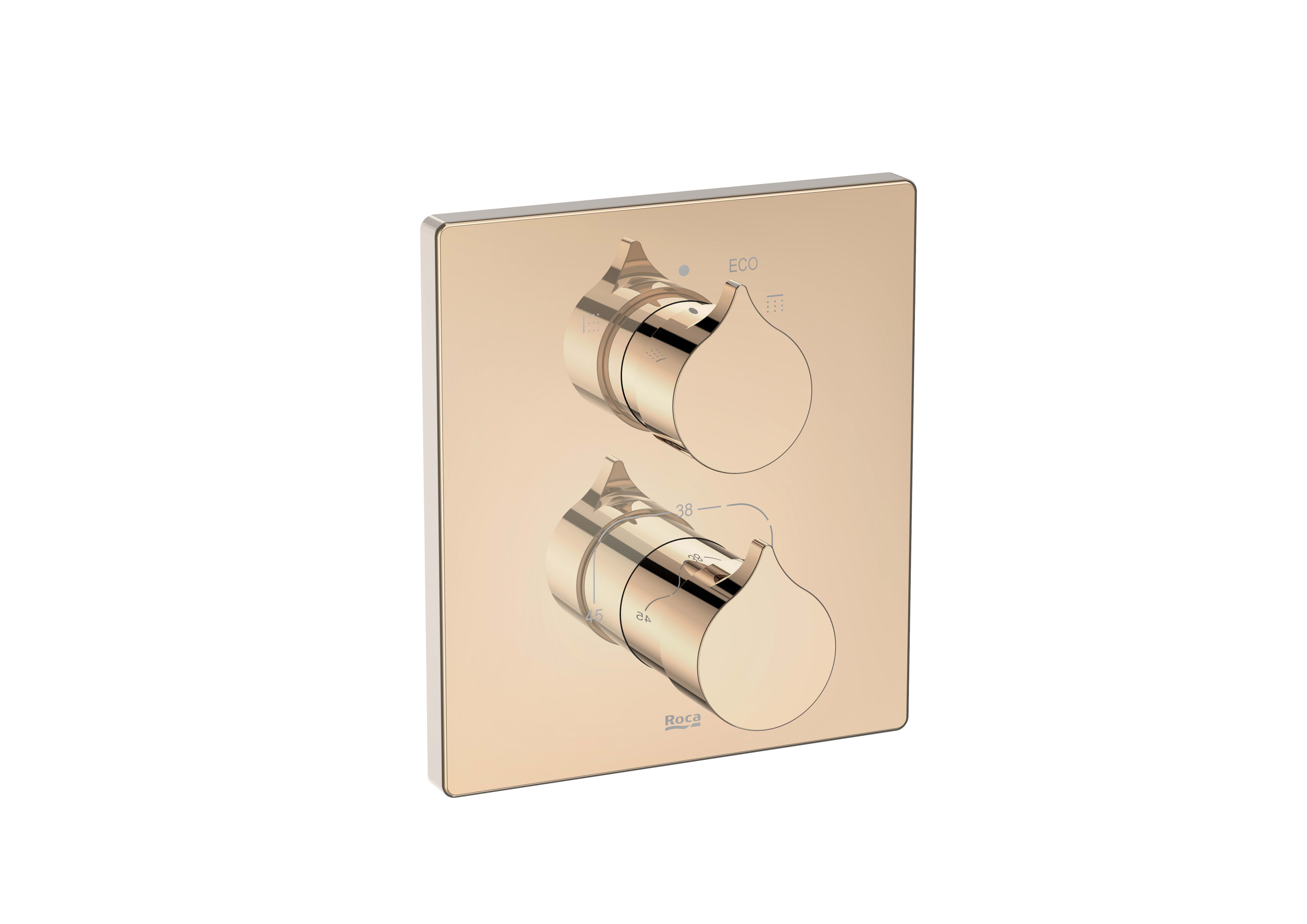 Shower / bath faucets Rose gold Insignia A5A0C3ARG0 Roca