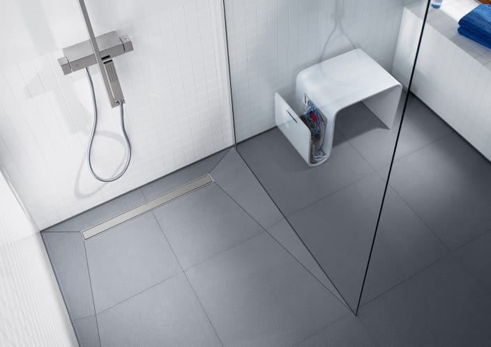 In-Drain Shower trays collections Roca