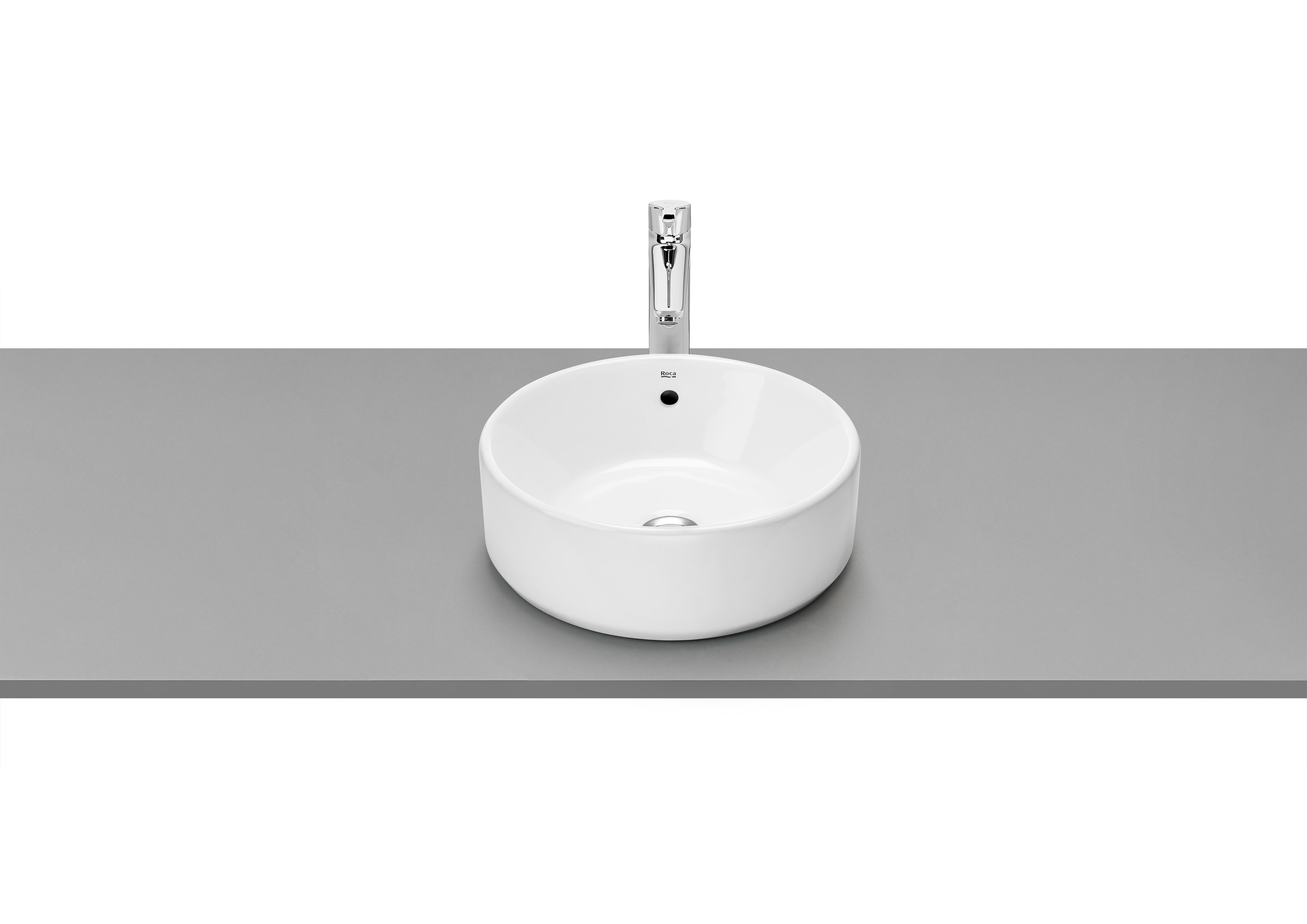 Over countertop basins White The Gap A3270MJ000 Roca