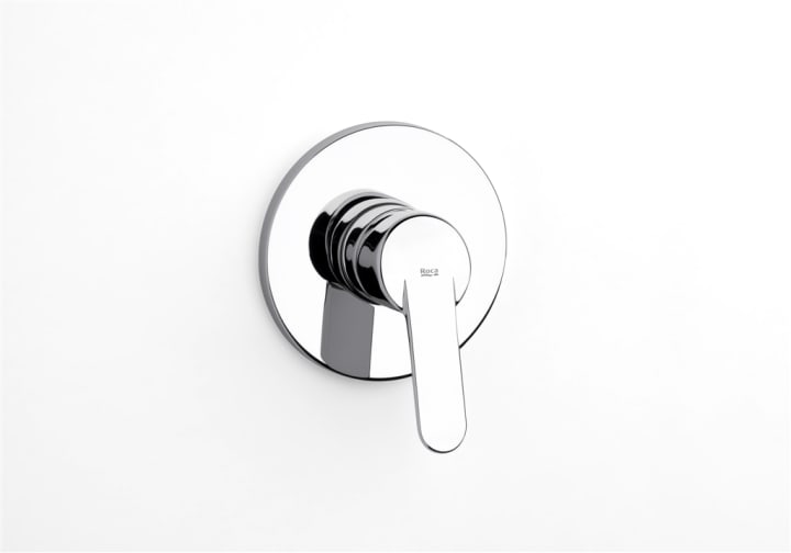 Built-in bath or shower mixer
