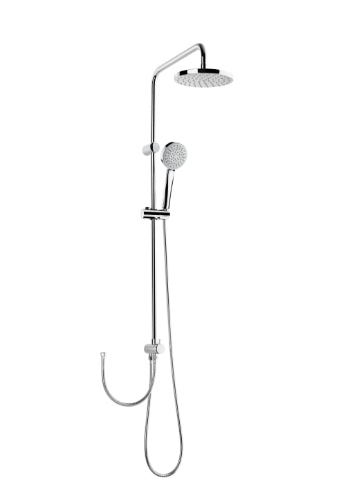 Connectable shower column with diverter