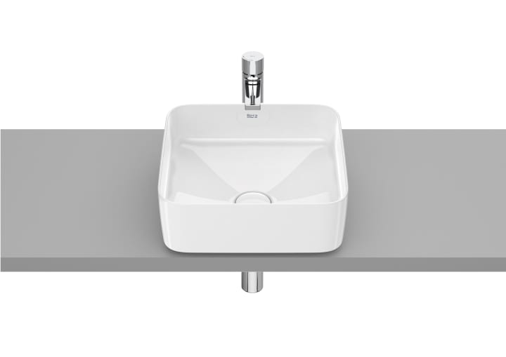 SQUARE - Over countertop FINECERAMIC® basin