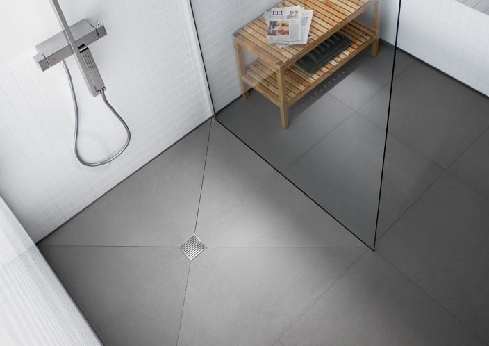 In-Drain Shower trays collections Roca