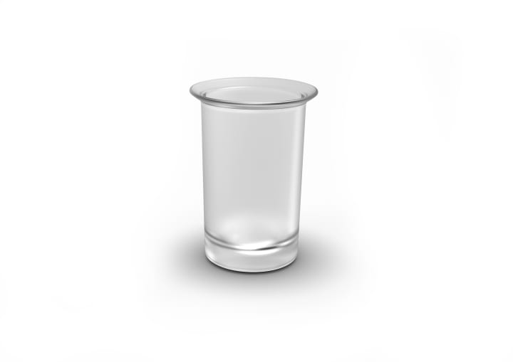 Over countertop glass
