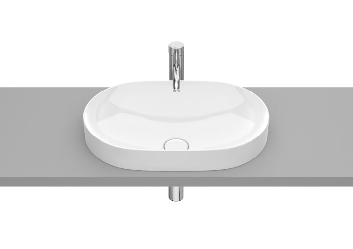 ROUND - In countertop FINECERAMIC® basin