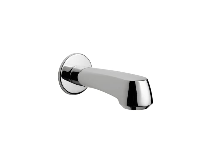 Wall spout 130 mm with flow deflector