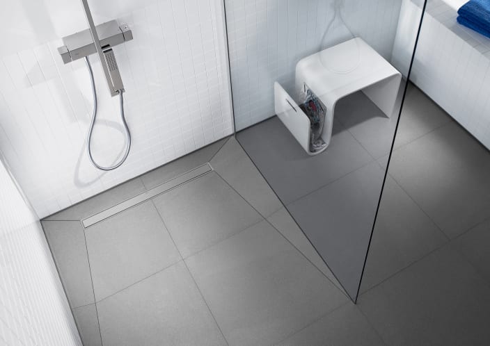 In-Drain Shower trays collections Roca