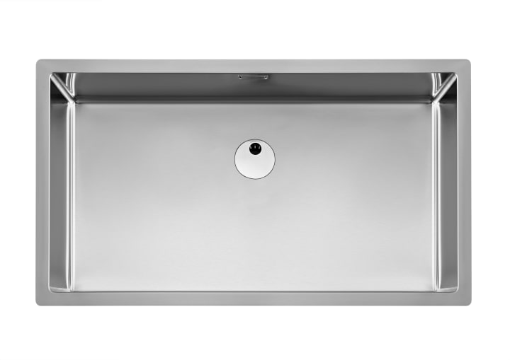 Stainless steel single bowl kitchen sink