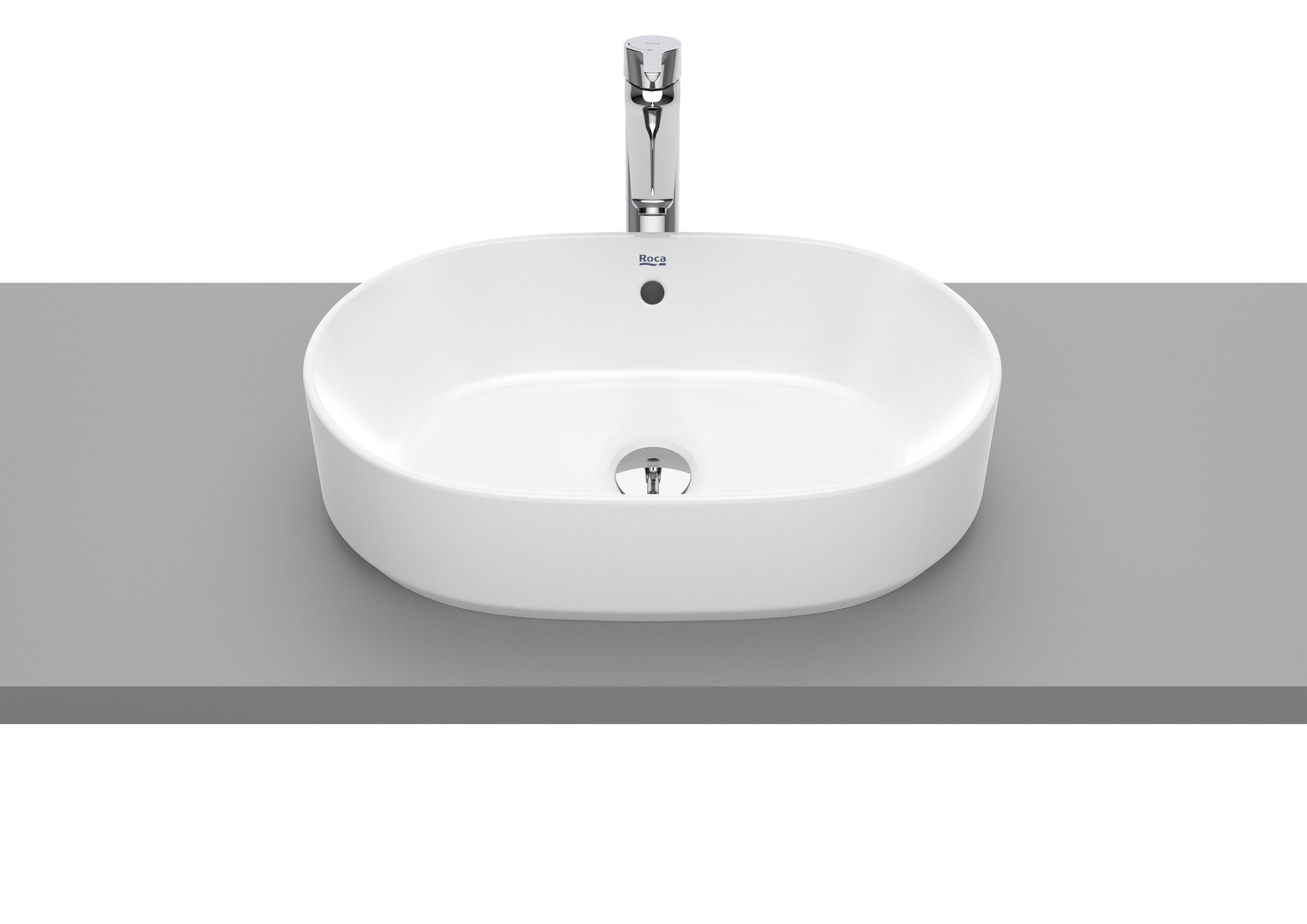 Over countertop basins White The Gap A3270Y1000 Roca