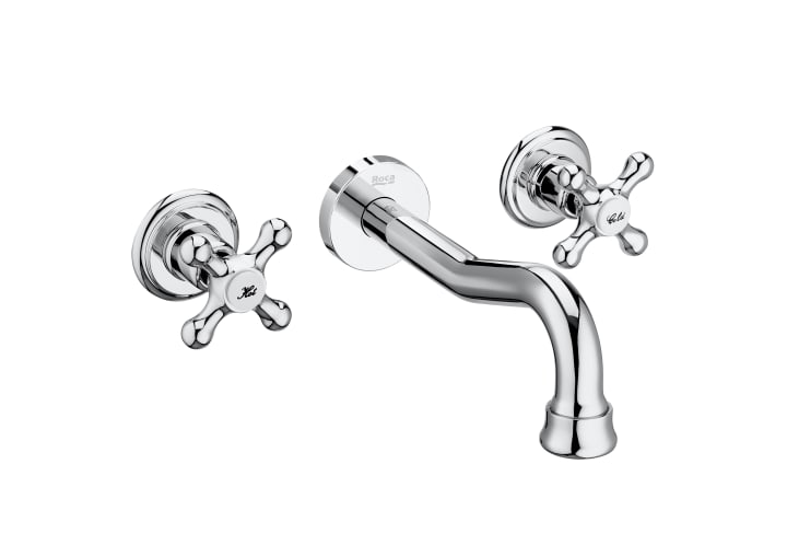 Built-in basin mixer with 3 holes