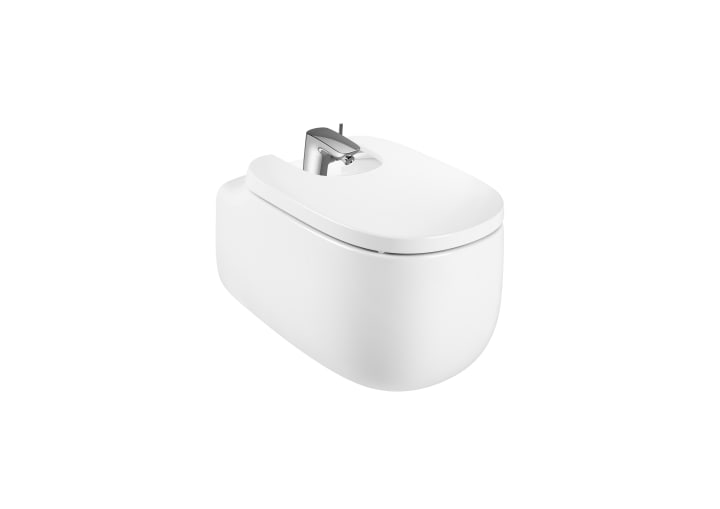 Vitreous china wall-hung bidet