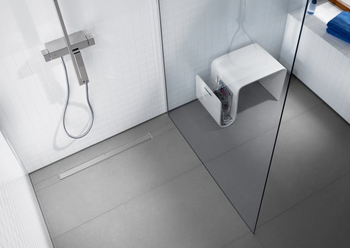 In-Drain Shower trays collections Roca