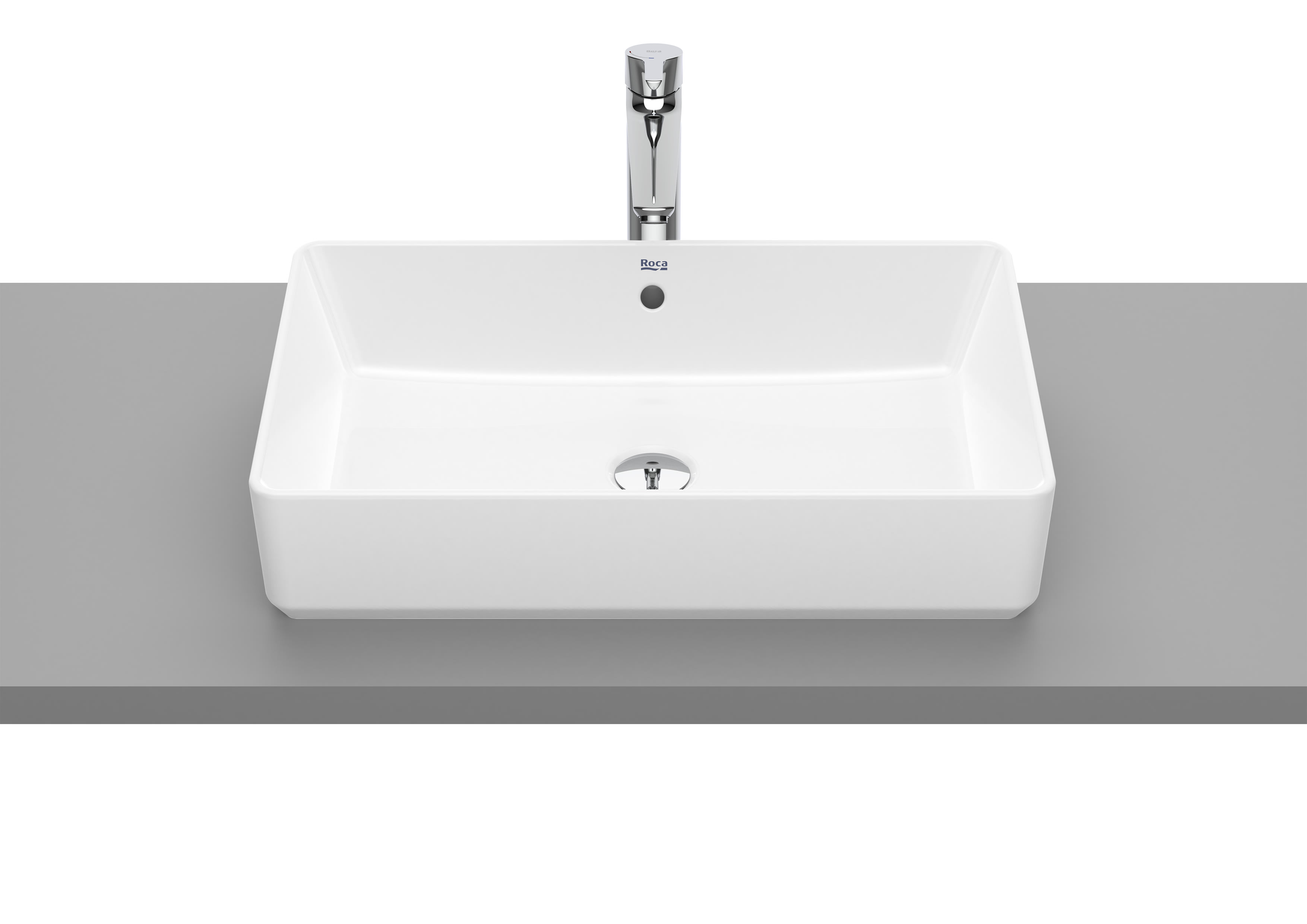 Over countertop basins White The Gap A3270Y2000 Roca
