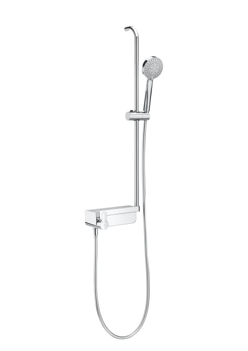 M - Single lever shower column with shelf