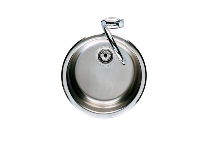 Stainless steel single bowl kitchen sink