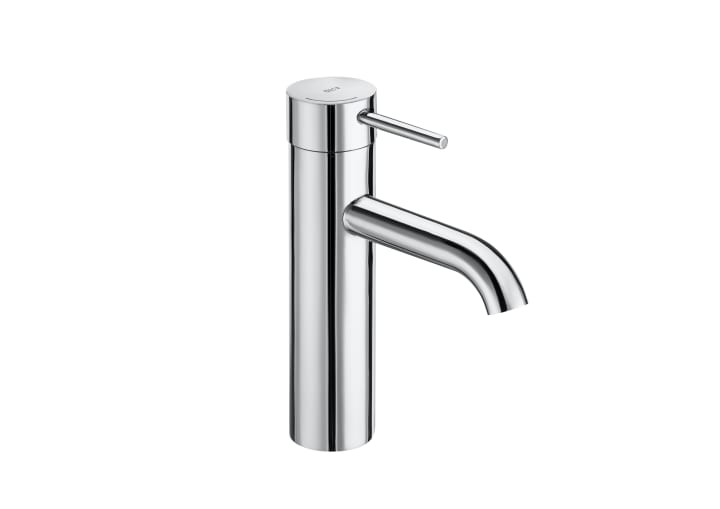 Smooth body basin mixer mezzo with click clack waste, Cold Start