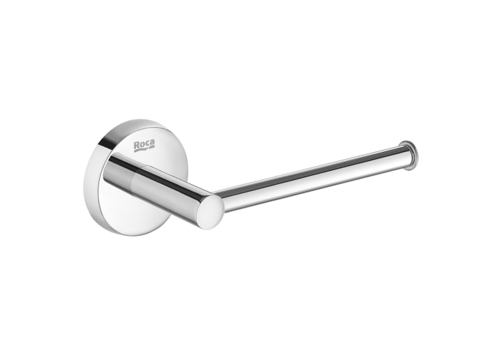 Toilet roll holder without cover (Can be installed with screws or adhesive)