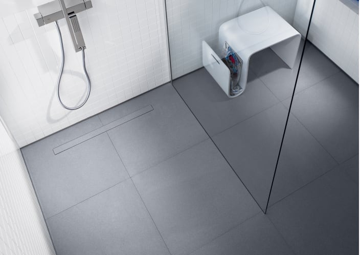 In-Drain Shower trays collections Roca