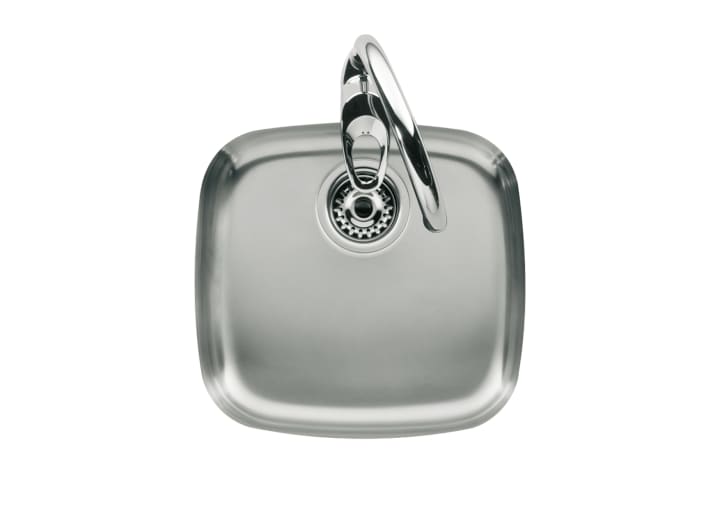 Stainless steel single bowl kitchen sink