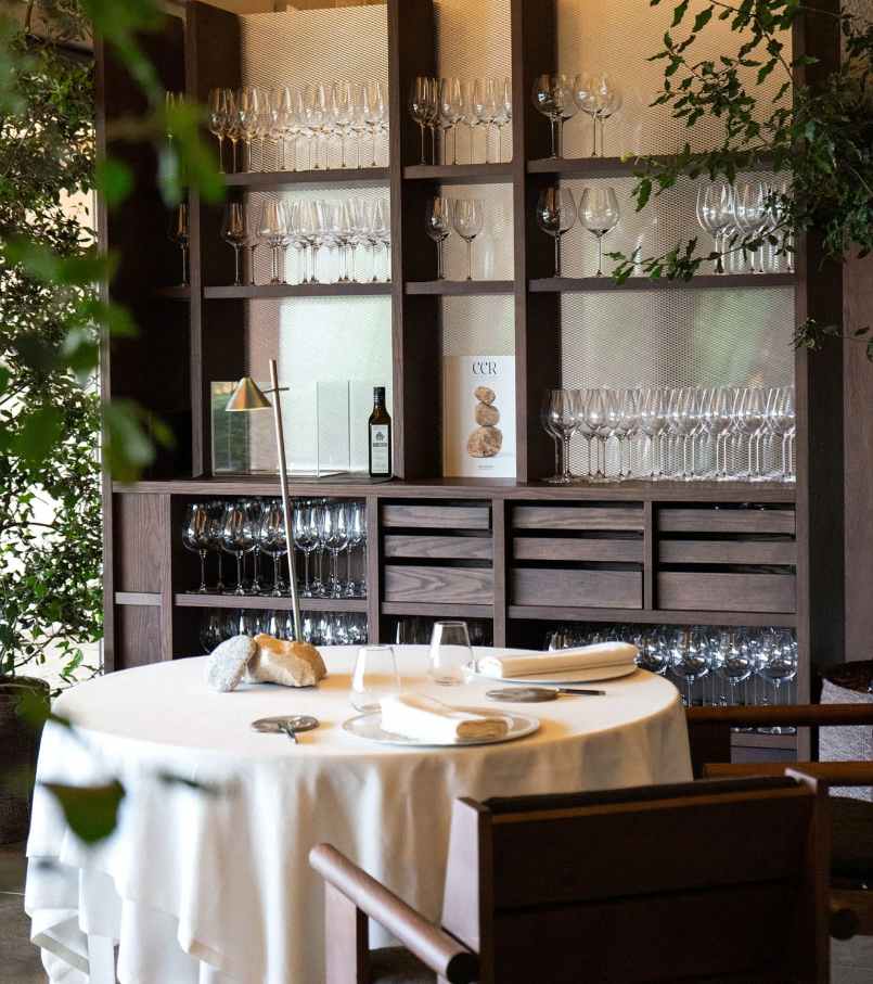 Carulla’s design for the property’s restaurant, Esperit Roca, embraces soft, muted earth-tones with concrete walls, stone accents and warm lighting to create a space that evokes an understated sophistication and a welcoming atmosphere. In the bathrooms, they selected the Tura Roca Rimless® wall-hung WC, designed by Carulla, for a cohesive aesthetic. Like the restaurant itself, the sculptural design of the WC is inspired by the Mediterranean landscape of the region. They also selected the Loft electronic mixer, which integrates naturally into a rough-hewn stone basin. The almost industrial form of the faucet complements the rawness of the stone and darkened space, while the electronic technology provides water efficiency and simplicity.5