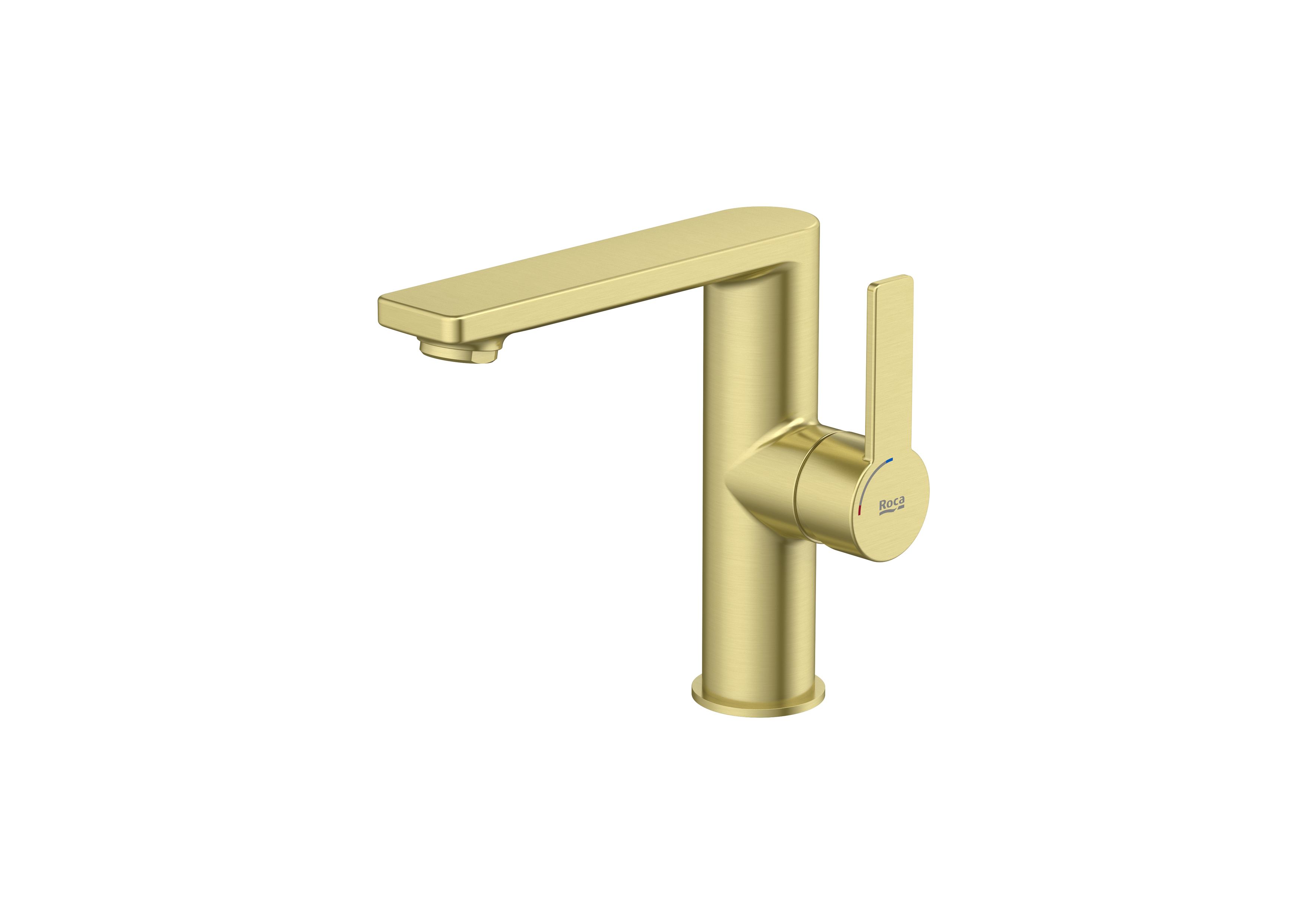 Basin faucets Brushed Brass Targa A5A405FVA0 Roca