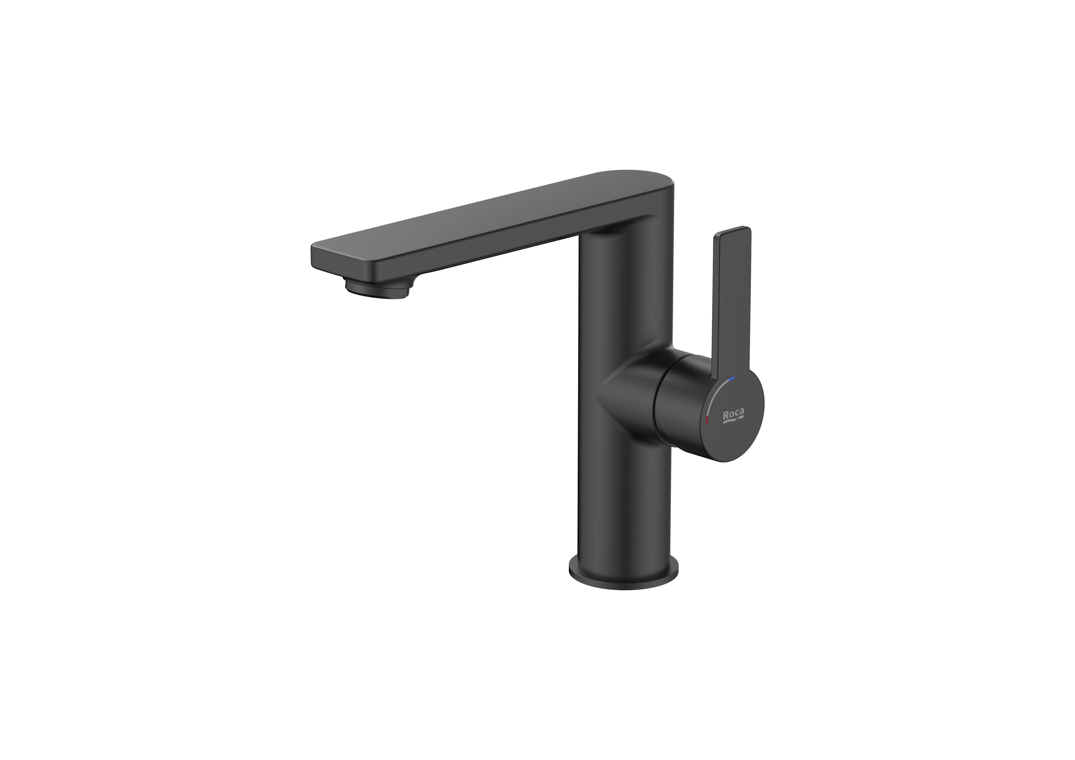 Basin faucets Matt Black Targa A5A405FNB0 Roca